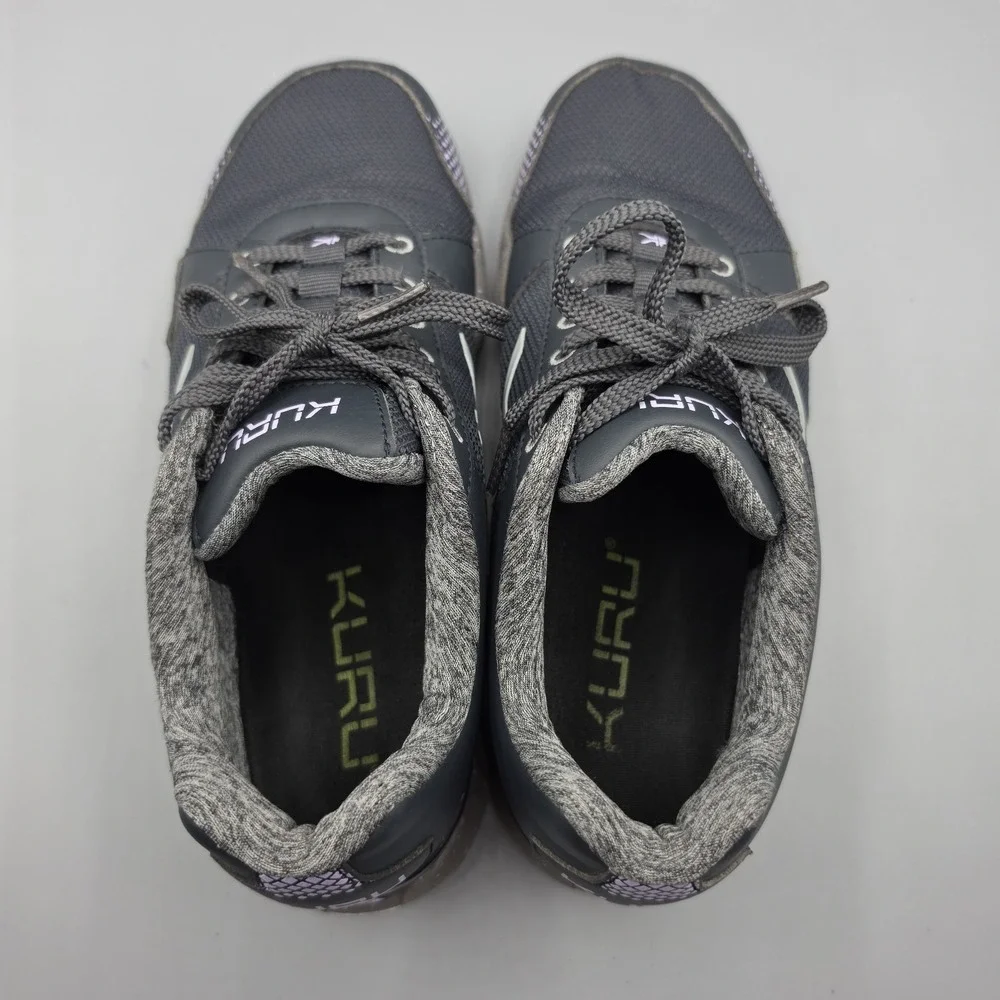 Kuru Quantum Sneakers Womens 7 Gray Comfort Casual Walking Athletic Shoes